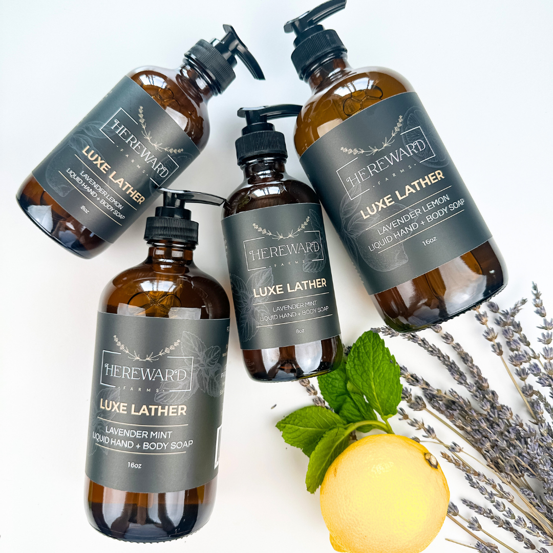 Luxe Lather Soap |  Lavender + Lemon