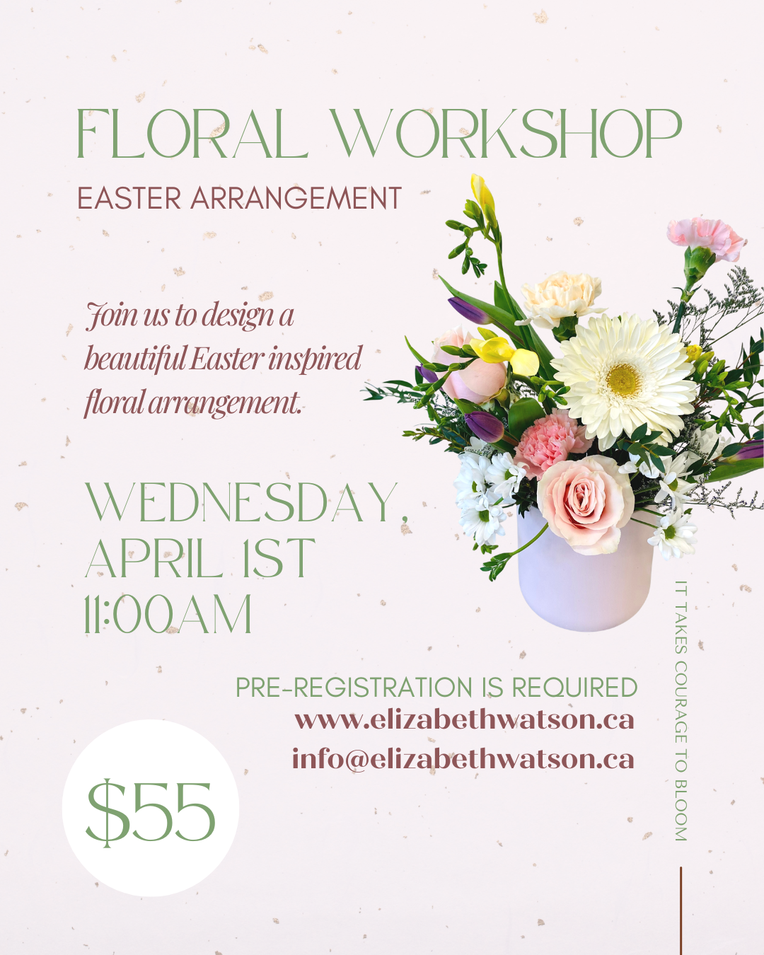 Easter Floral Arrangement Workshop