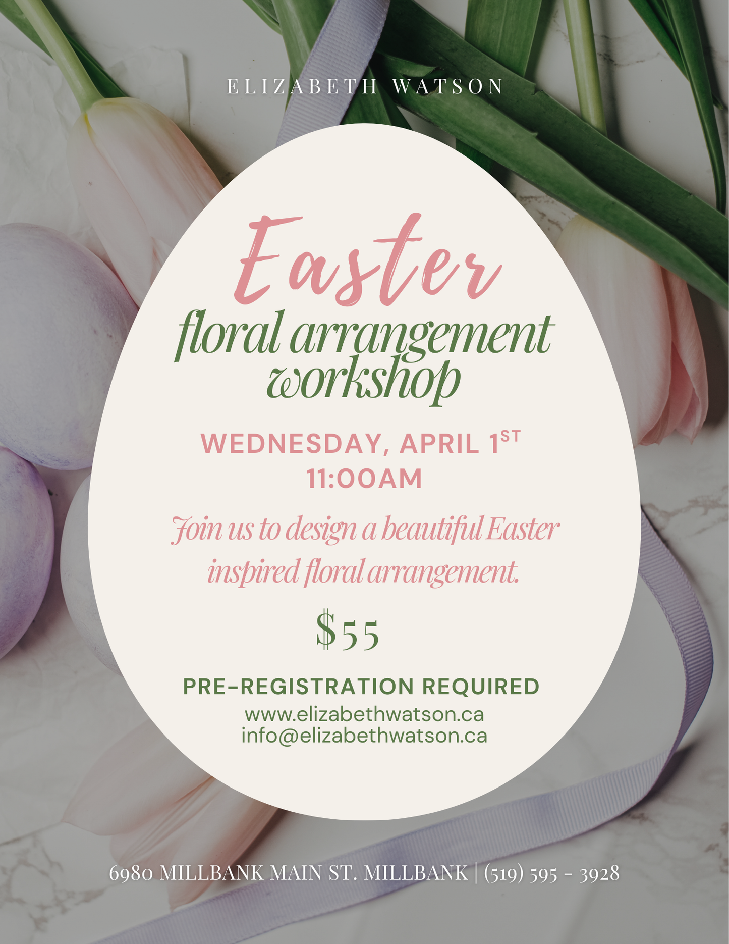 Easter Floral Arrangement Workshop