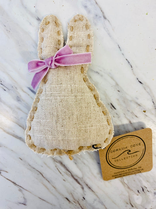 Lilac Linen Bunny