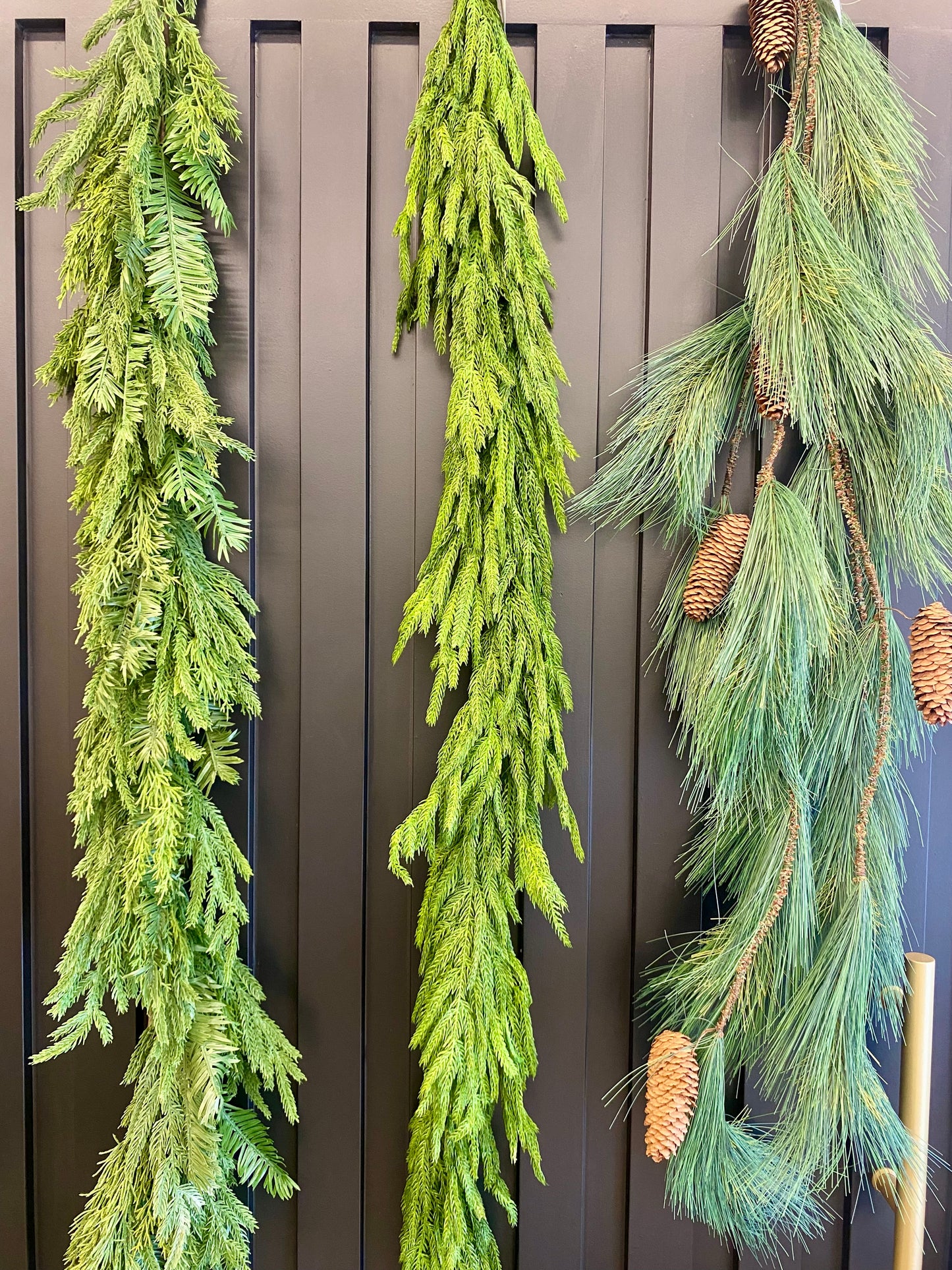 Real Touch Fir/Cedar/Fern Garland 6'