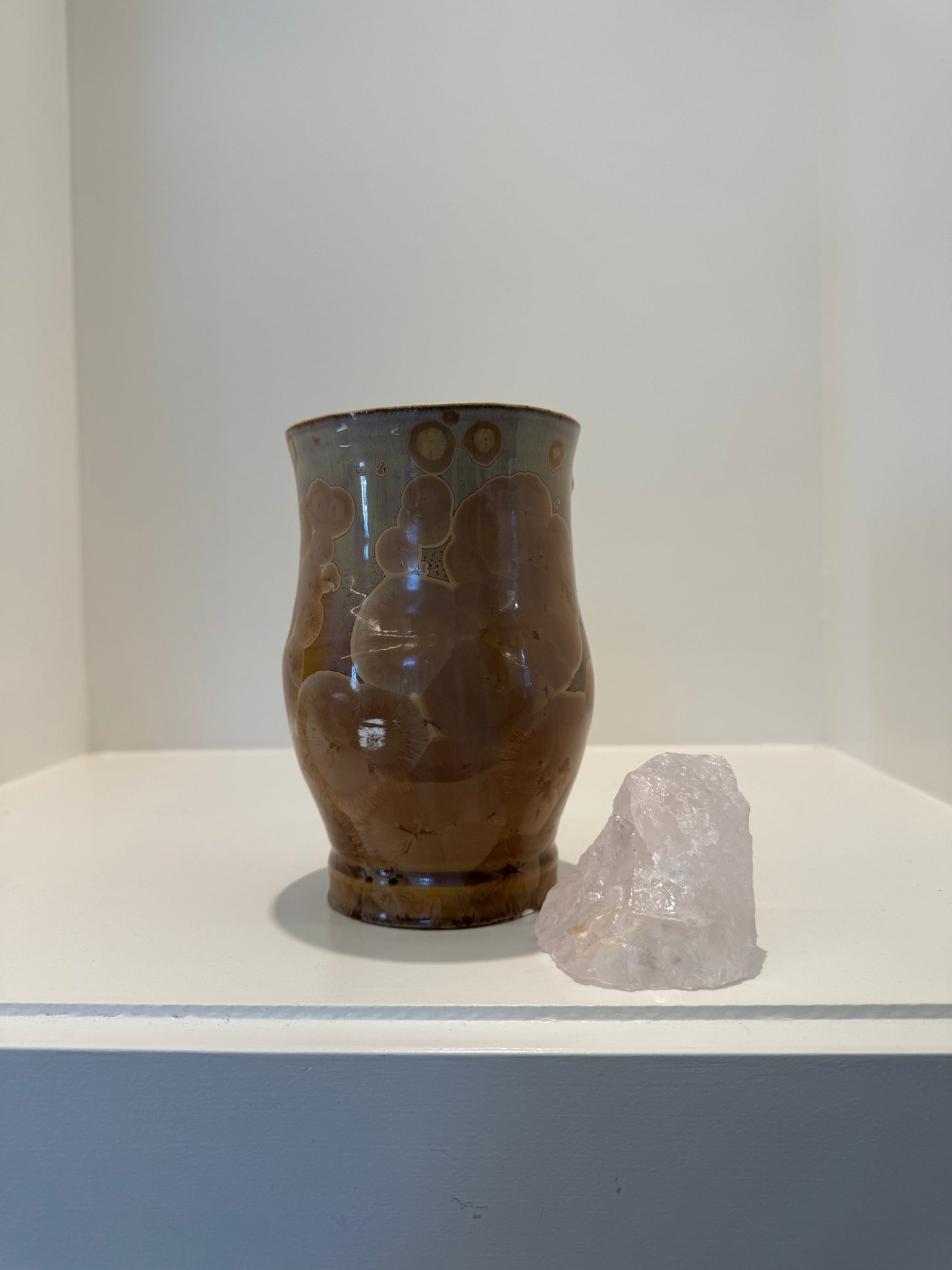 crystalline vase I pottery