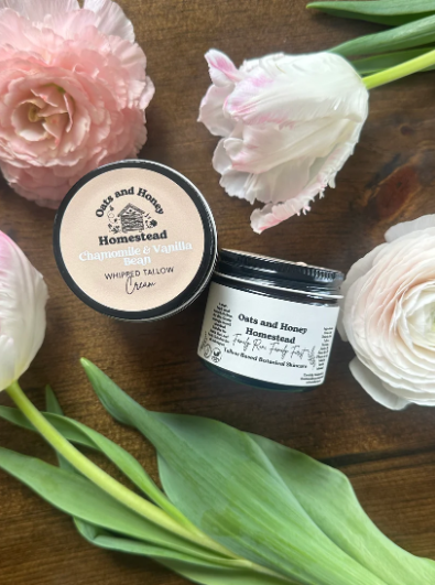 Whipped Tallow Cream | Chamomile & Vanilla Bean