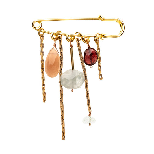 Gemstone Brooch