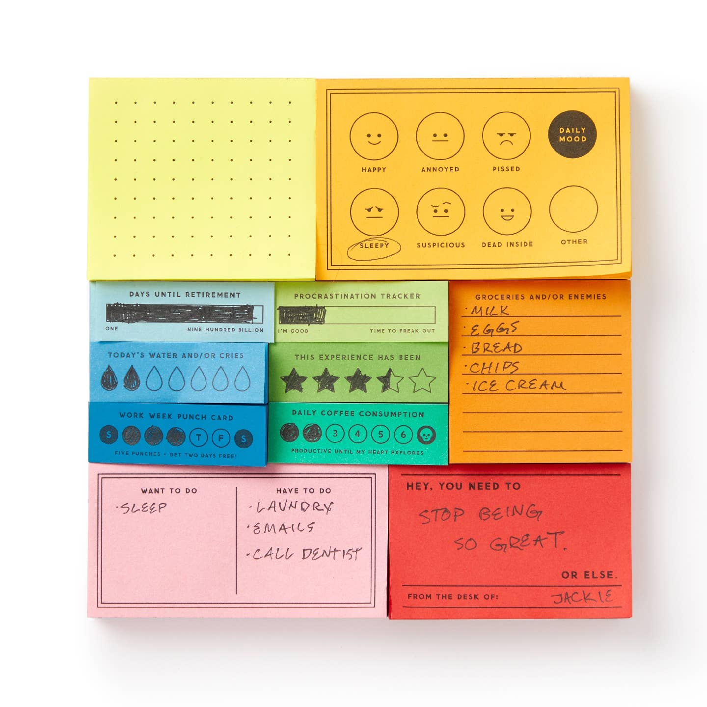 Tear-off Notepad Set