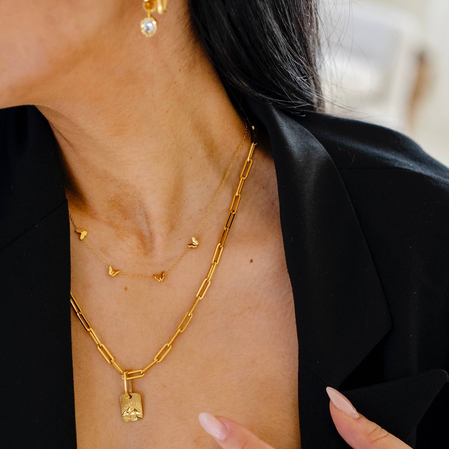 Dounia Butterfly Necklace