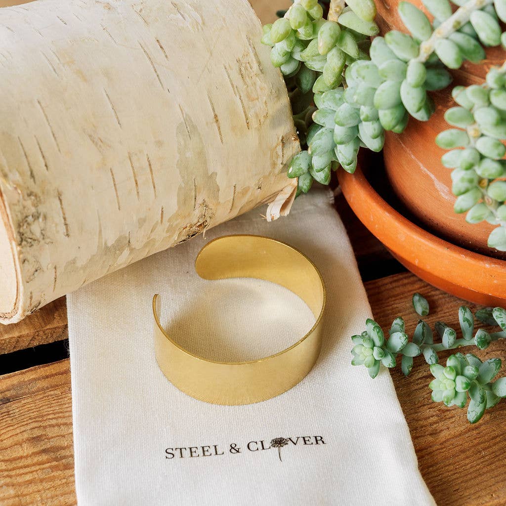 Buffalo Plains Brass Cuff