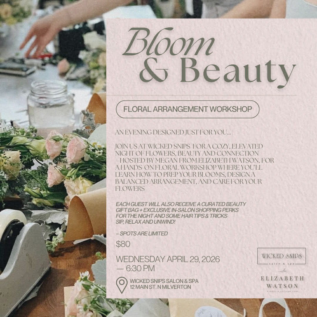 Bloom & Beauty Workshop | Wicked Snips