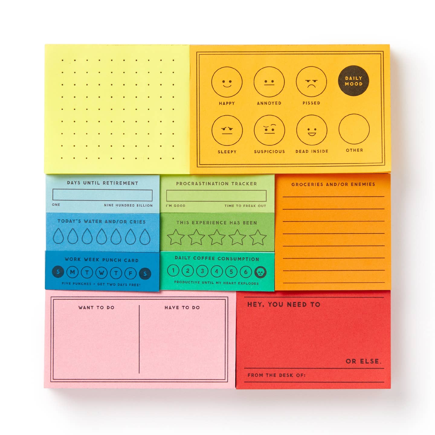 Tear-off Notepad Set