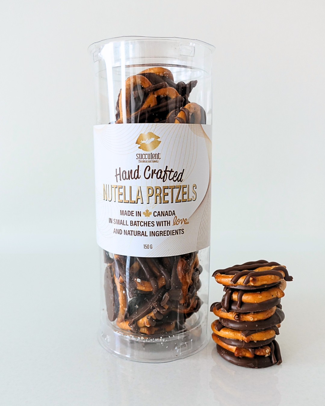 Tube of Nutella Pretzels