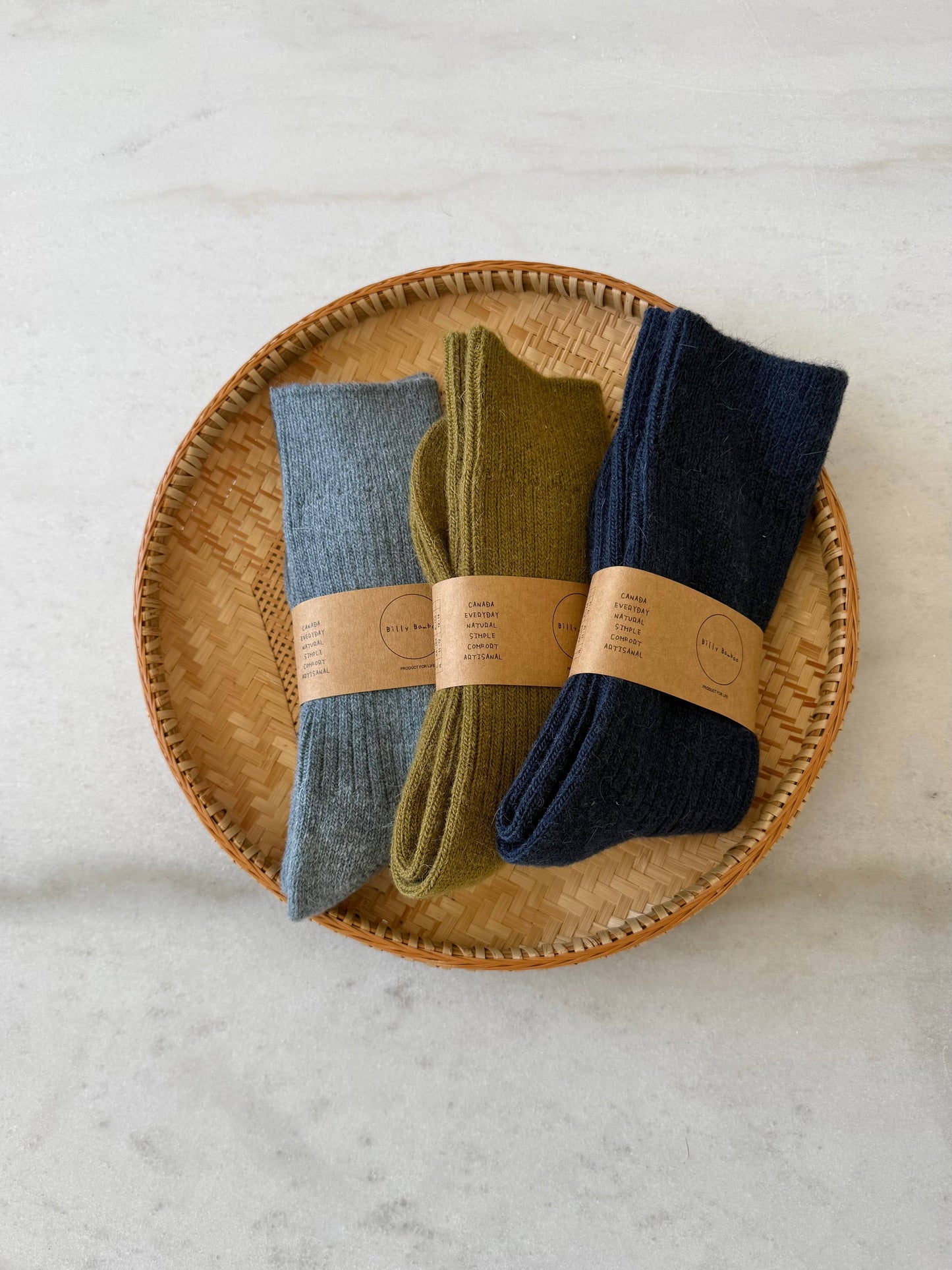 Iceland Wool Socks | Deep Sea