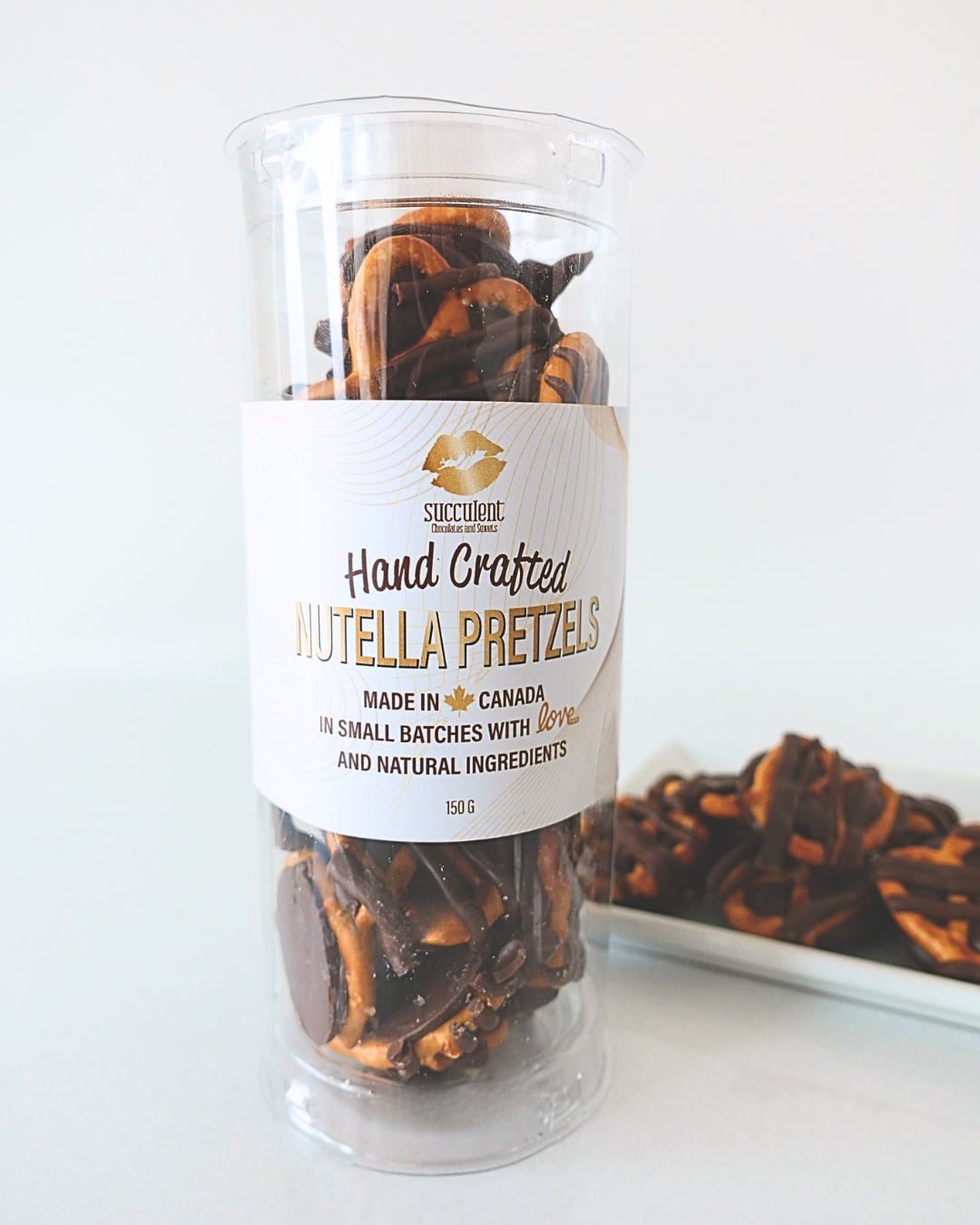 Tube of Nutella Pretzels