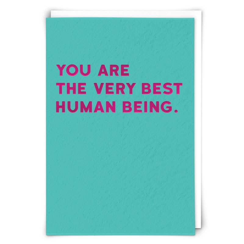 Human Being Greeting Card