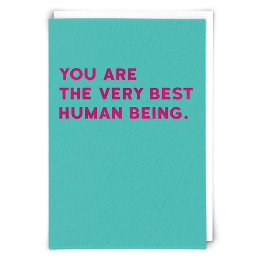 Human Being Greeting Card