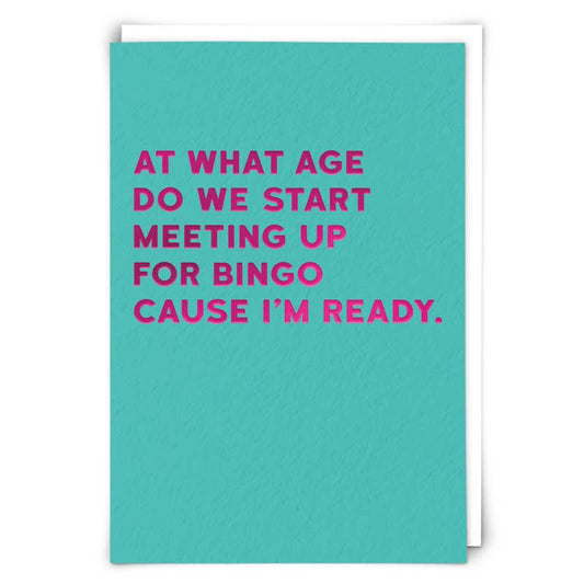 Bingo Greeting Card