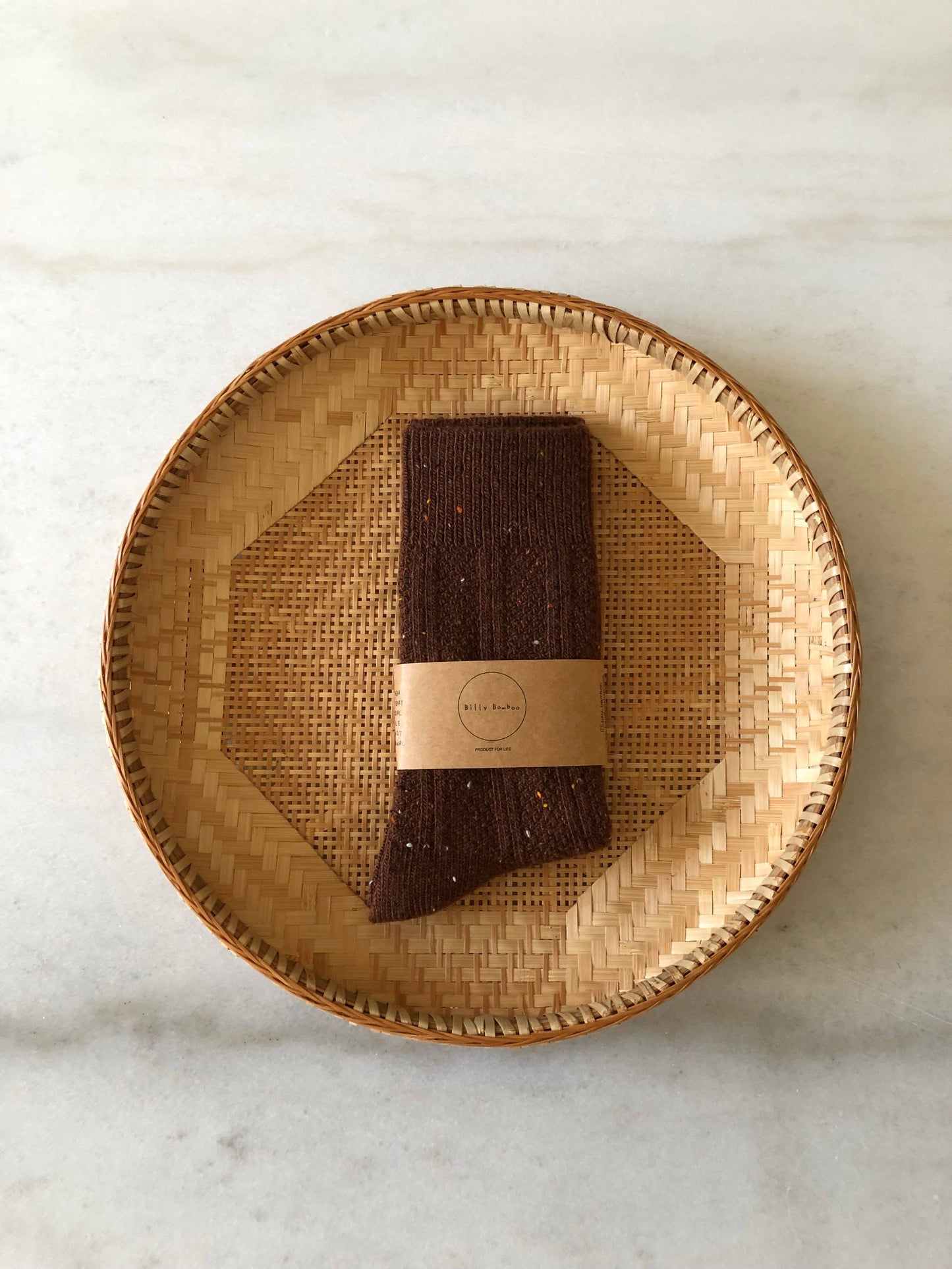 Shetland Wool Socks | Chocolate