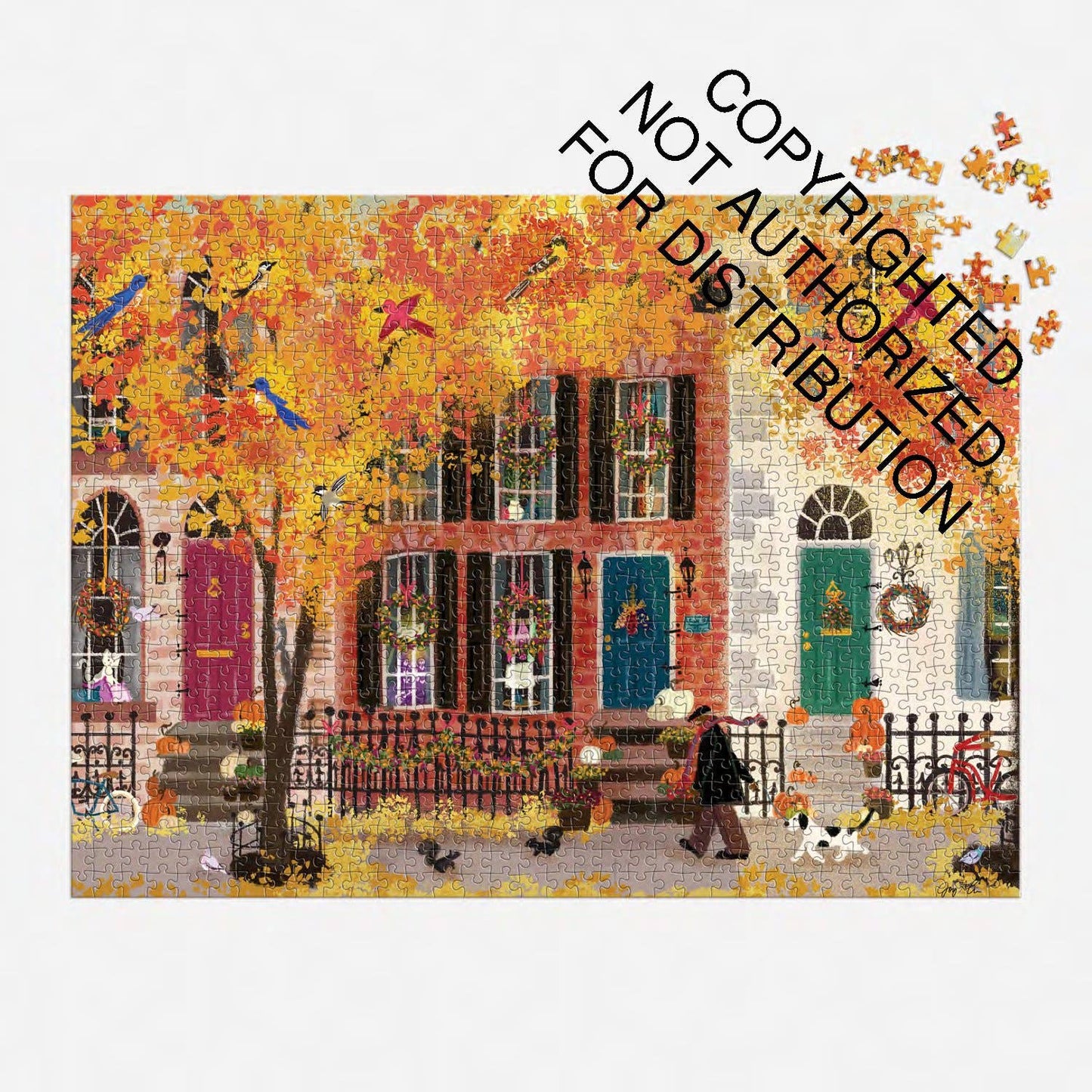 Autumn in the Neighborhood | 1000 Piece Puzzle