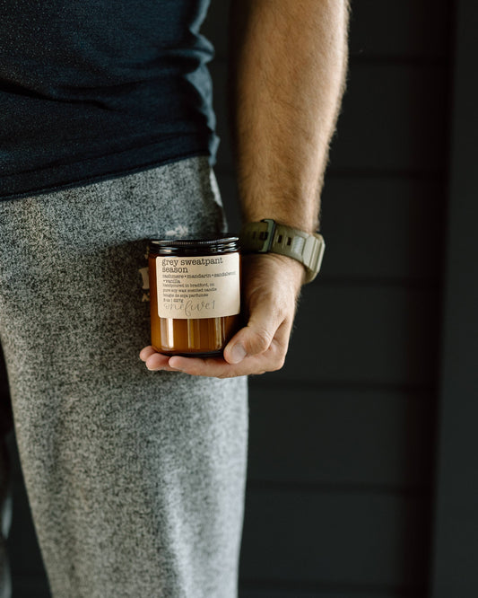 Grey Sweatpant Season | Soy Candle
