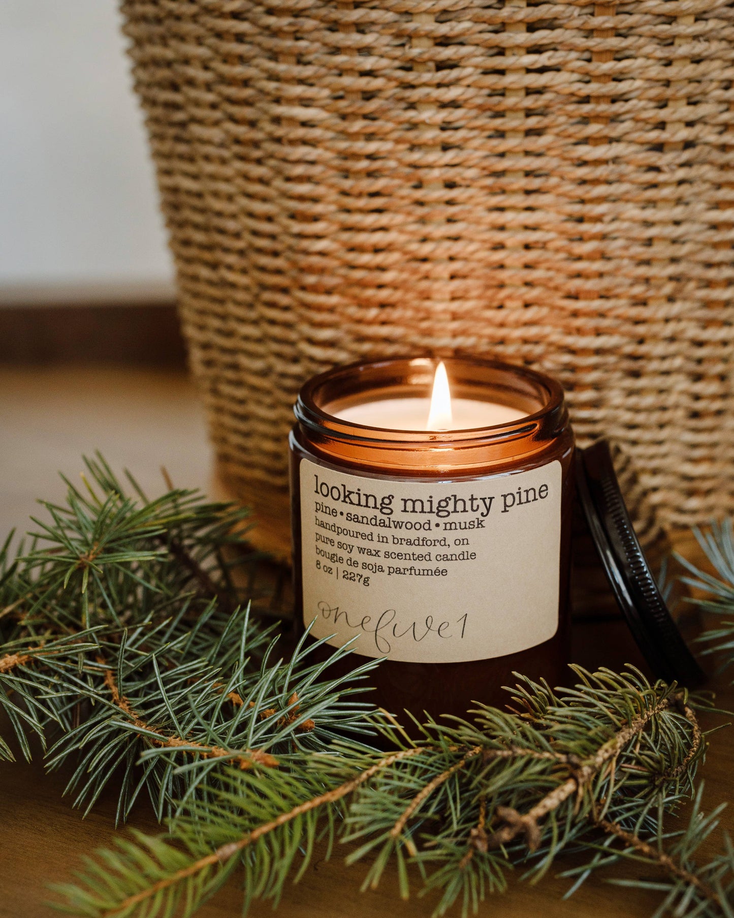 looking mighty pine | soy candle