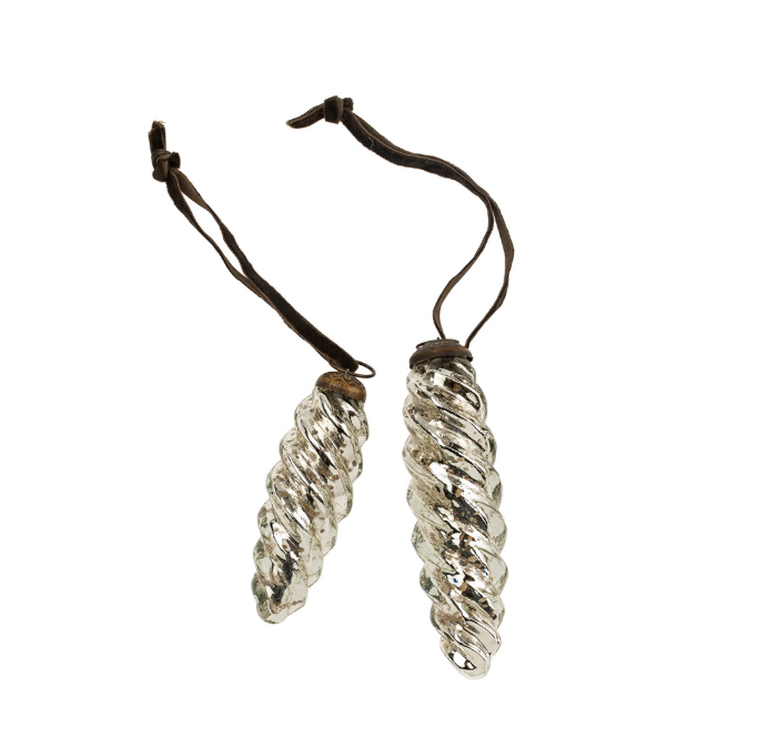 Icicle Ornament Silver