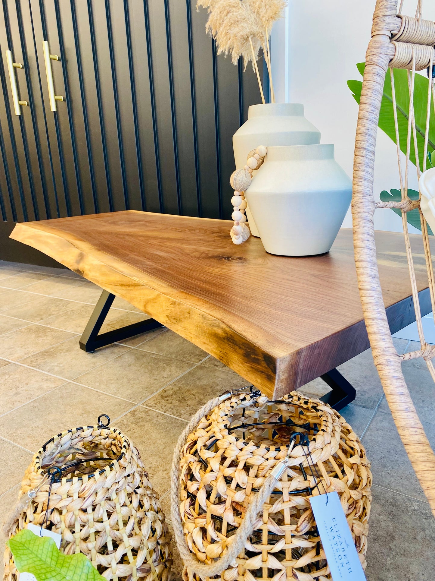 Live Edge Walnut Coffee Table