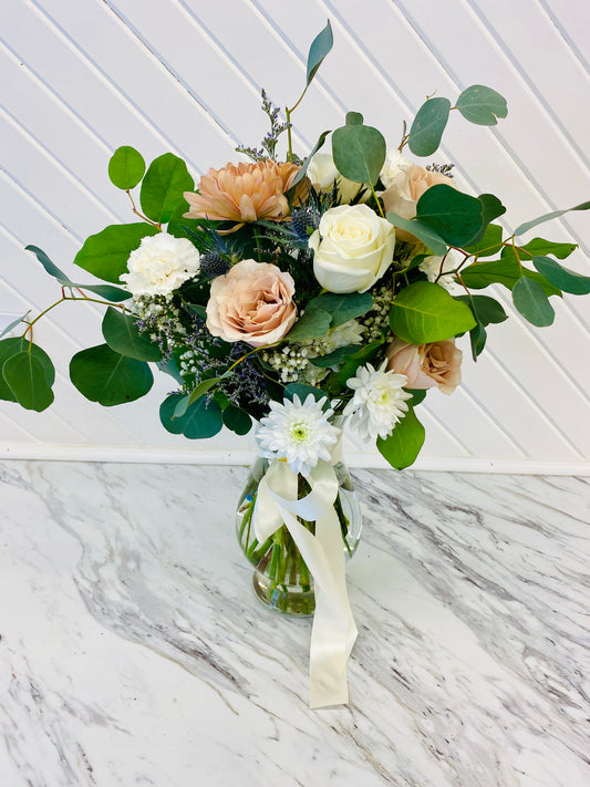 Mother's Day Bouquet | Blush & White