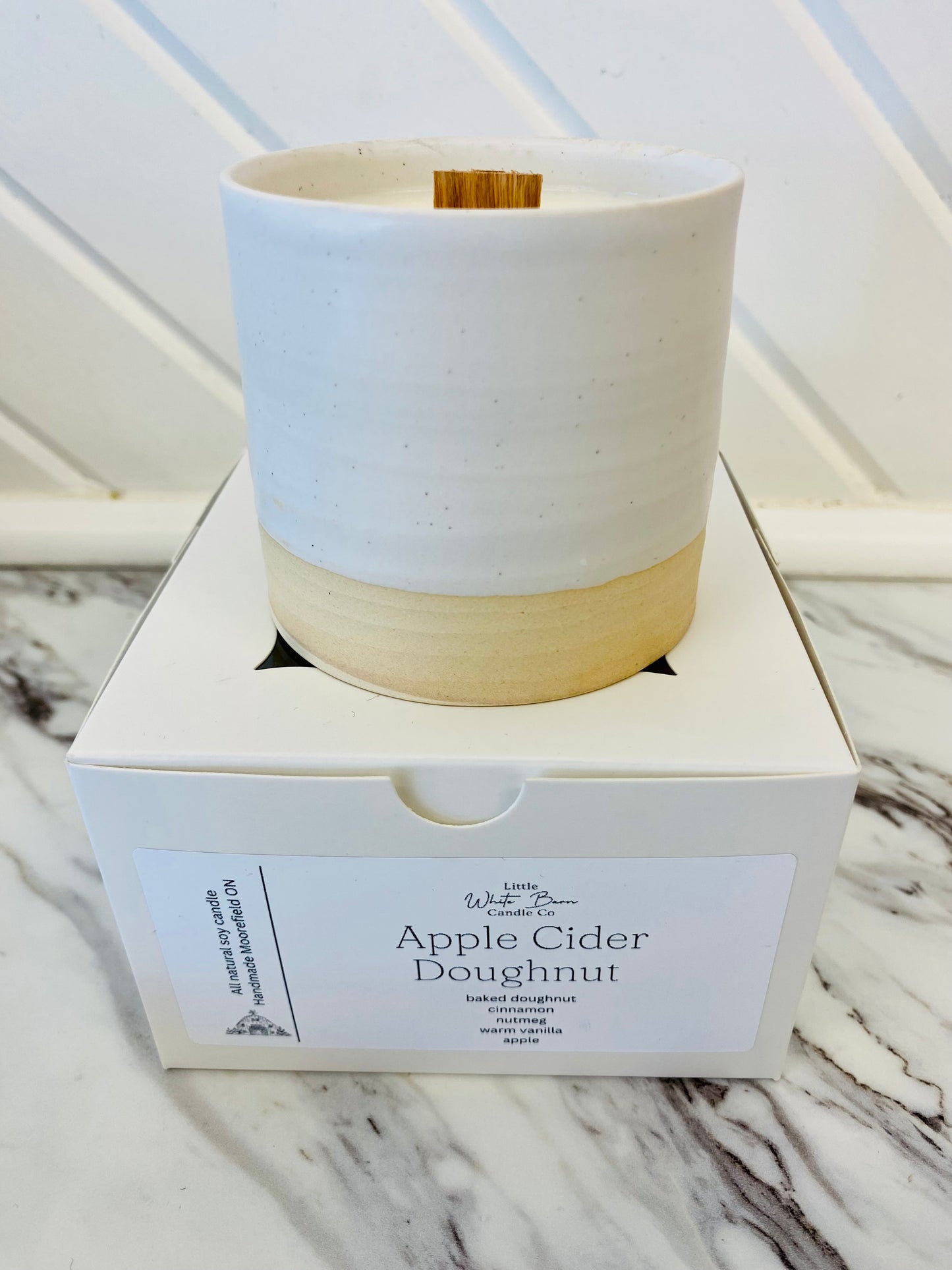 Pottery Vessel Soy Candle - Apple Cider Donut