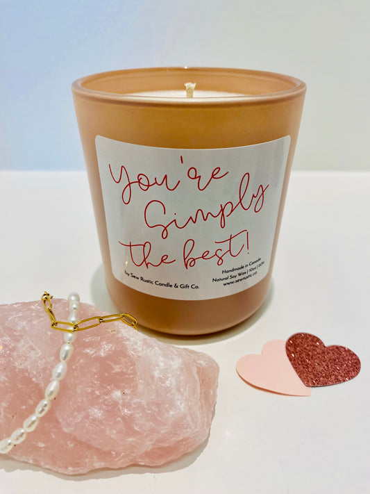 Simply the Best | Valentine's Candle