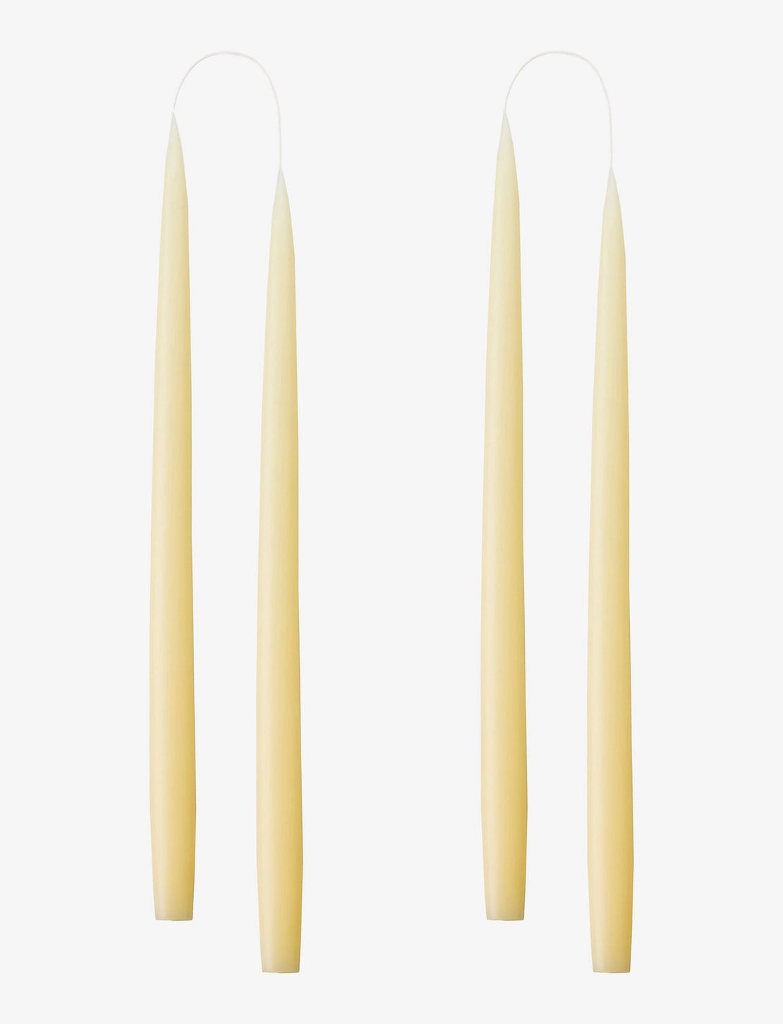 Ivory Single Taper Candle | 10"