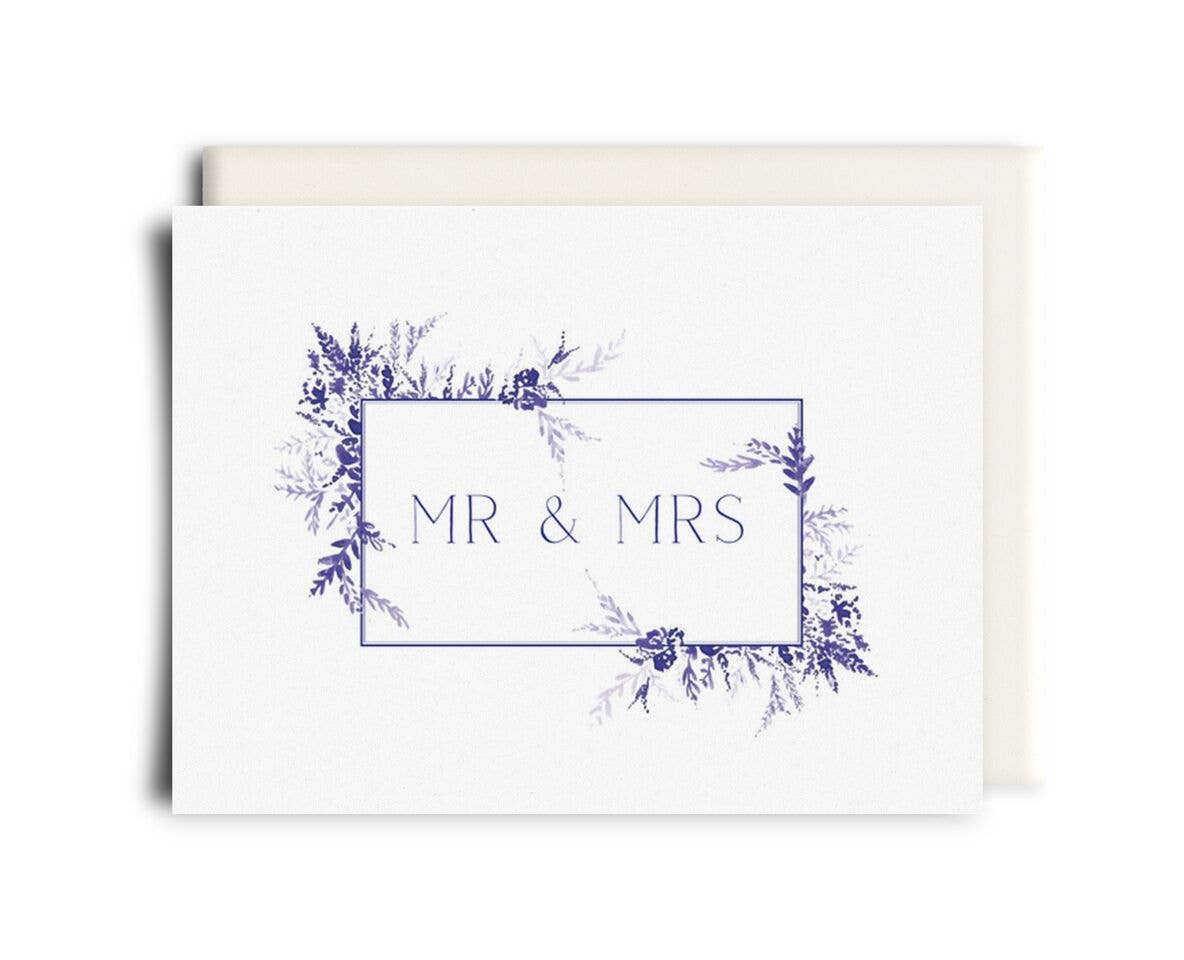 Mr & Mrs | Wedding Greeting Card