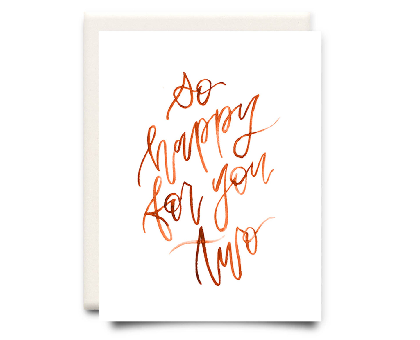 So Happy for You Two | Wedding Greeting Card