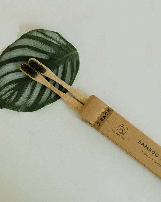 2 Pack Bamboo Toothbrush | Zero Waste, Sustainably Sourced