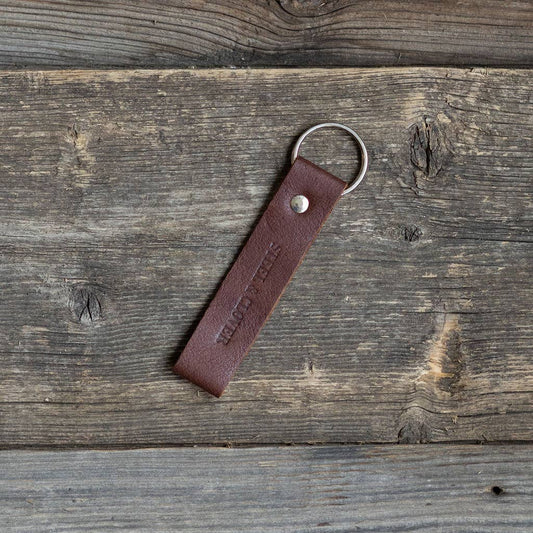 Richmond Leather Keychain | Whiskey