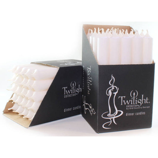 White 7" Dinner Candle