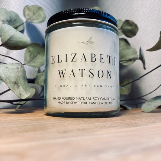 Elizabeth Watson Peony Candle