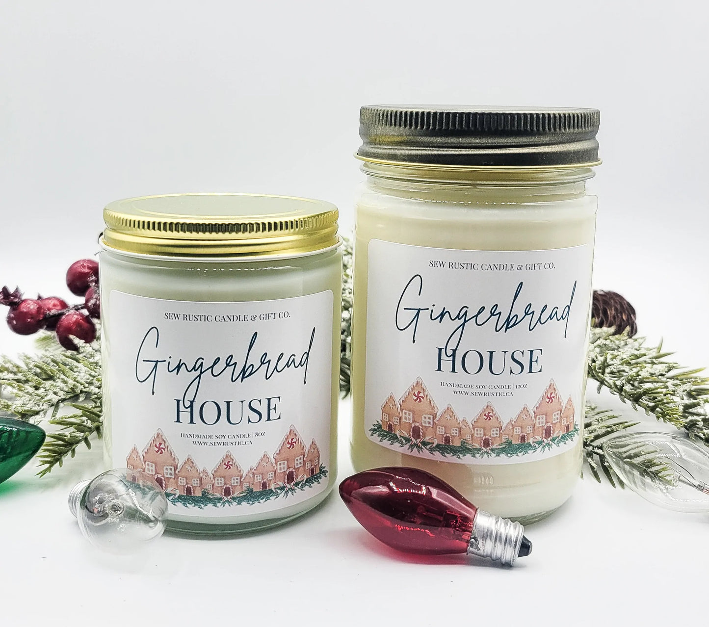 Gingerbread House Candle